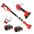 Electric Pruning Shears, Professional Cordless Pruning Shears with LCD Display, Electric Pruner Battery Powered with 2 PCS Rechargeable 2Ah Lithium Battery, 1.2Inch (30MM) Cutting Diameter