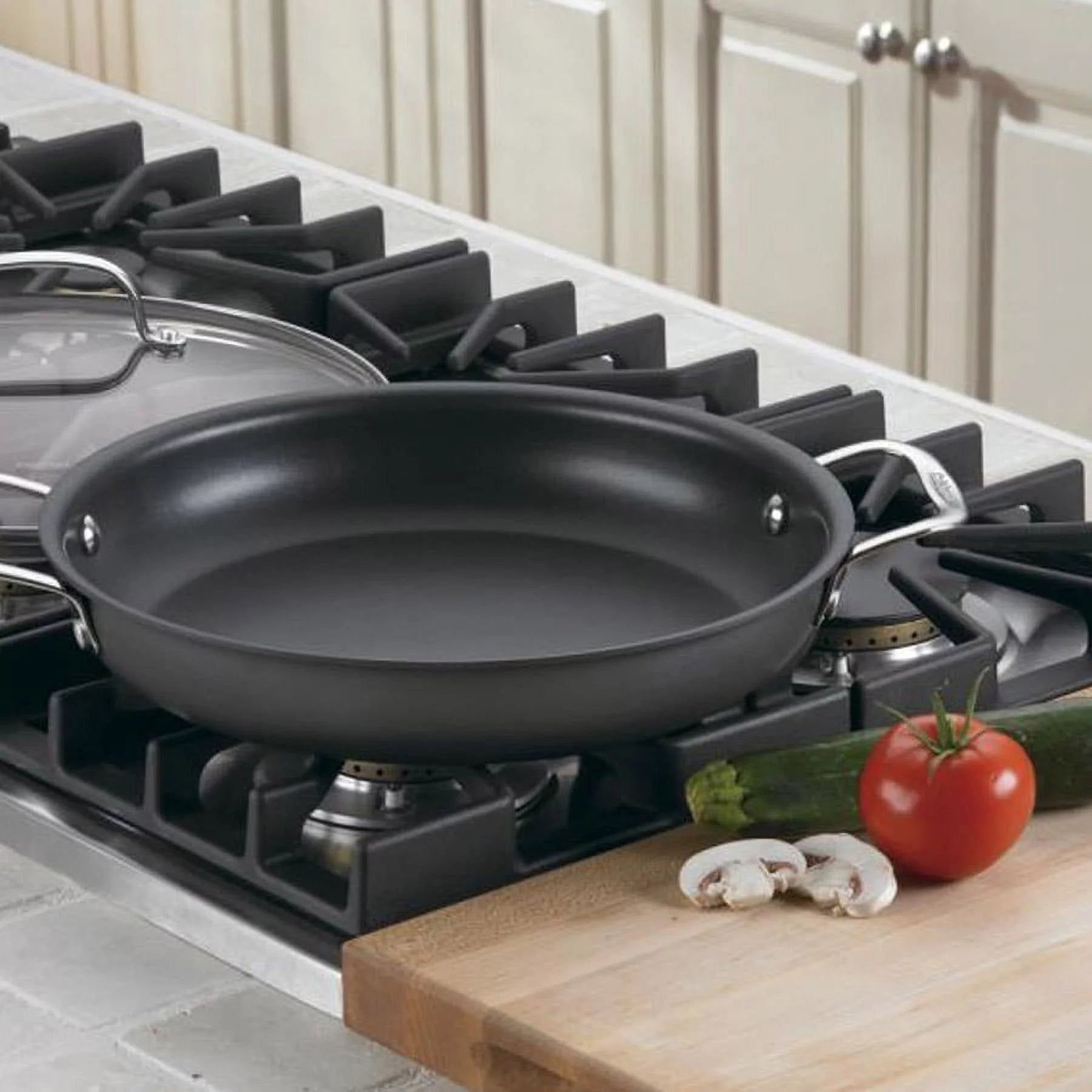 Non-Stick Hard Anodized 12 Inch Everyday Pan with Dome Cover W2280