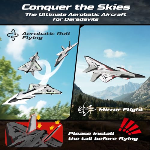 RC Plane 3 Channel Remote Control Airplane Fighter Toy with 2 Batteries Y20067