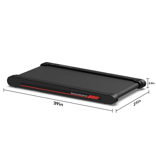 Walking Vibration Pad with APP, 3 in 1 Under Desk Treadmill, Low Noise with Remote Control V76557