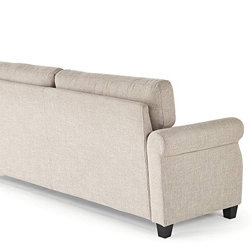 Loveseat Sofa, Tool-Free Assembly, Beige S263