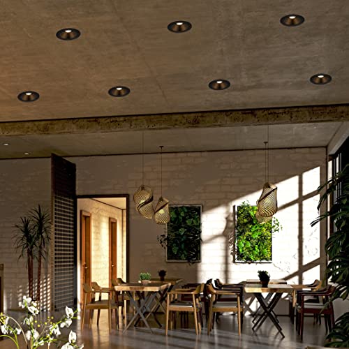 6 in. Ultra-Thin Recessed LED Downlight, Dimmable, 5 Color Temperatures B48180