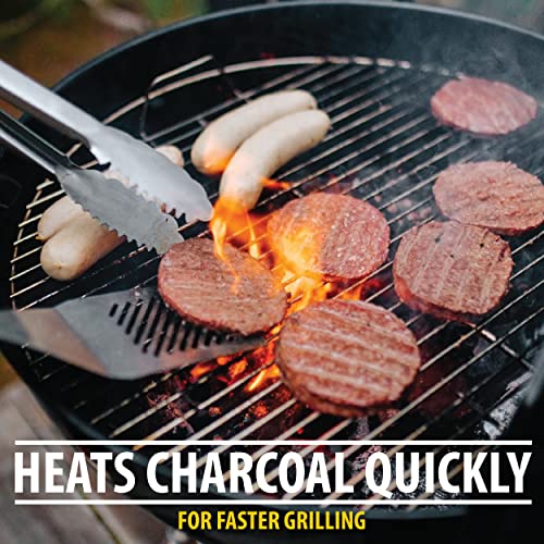 Oak Lump Charcoal for Grilling and Smoking, 17.6 lb Bag V54657