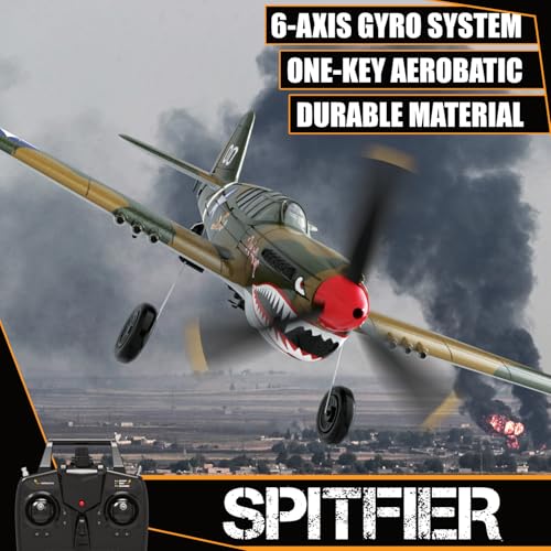 RC Plane 4-CH Remote Control Airplane Ready to Fly with Stabilization System for Beginners O911903