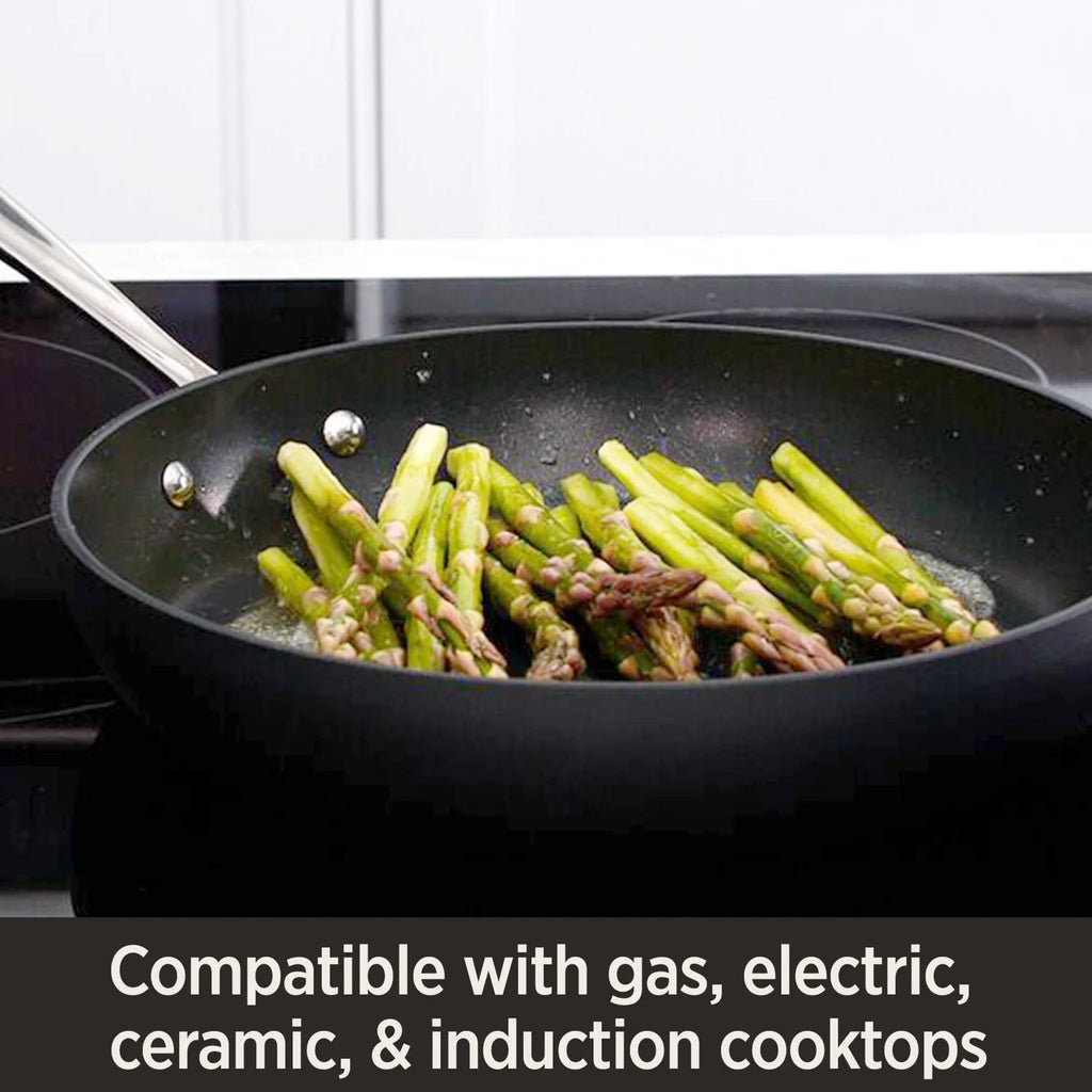 Hard Anodized Nonstick Saute Pan, 4-Quart, Dishwasher Safe J765878