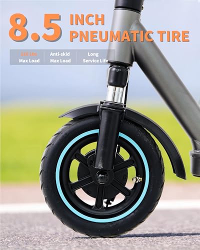 Electric Scooter for Adults, 500W Motor, Folding with Dual Suspension D383