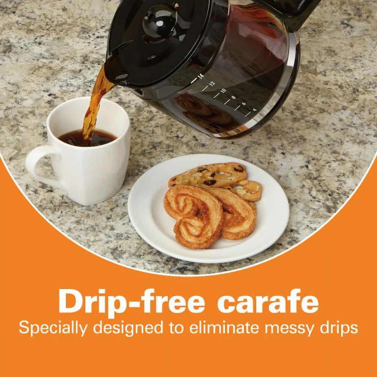 14 Cup Programmable Front-Fill Coffee Maker D642841