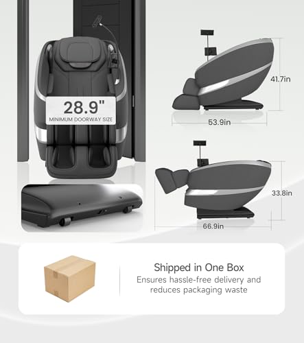 Massage Chair Full Body with Dual Core S-Track, Zero Gravity Recliner Y9855