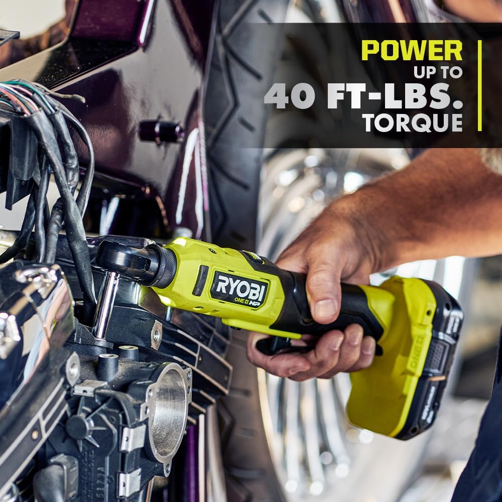 18V 1/4" Brushless Cordless Compact Ratchet Kit with Battery and Charger U940