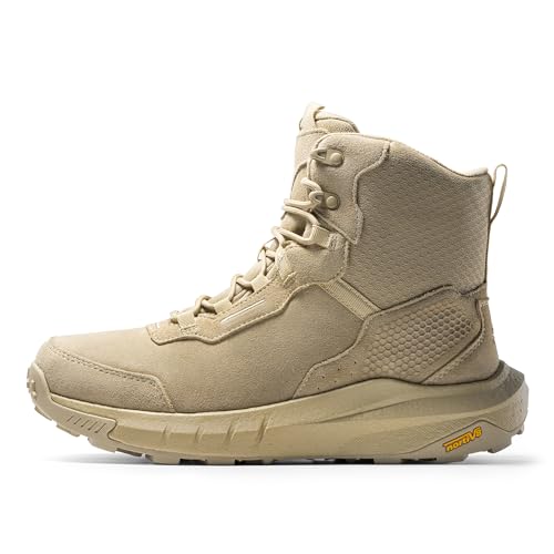 Men's Waterproof Tactical Work Boots Lightweight Leather Non-Slip Hiking P869327