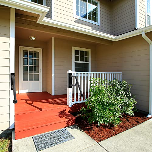 Heavy Duty Handrail for 1-3 Steps, Safety Grab Bar for Elderly, 28" Long I9509