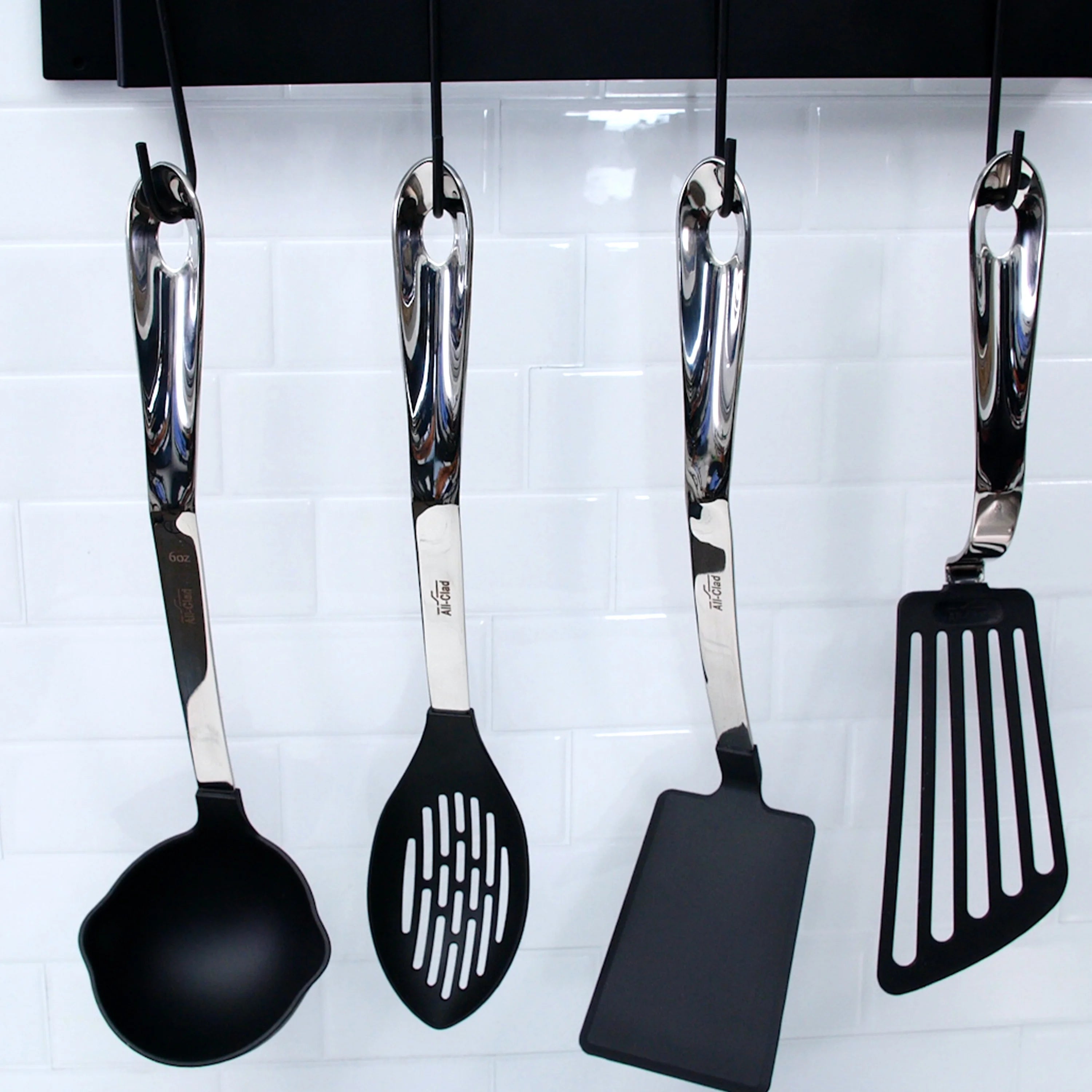 Nonstick Stainless Steel Kitchen Tool Set, 5 Piece N99187