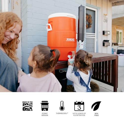 Insulated 5 & 10 Gallon Water Cooler Dispenser with Spout U938