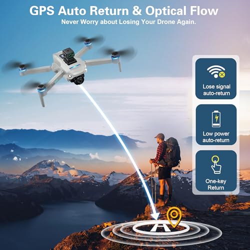 4K UHD GPS Drone with Brushless Motor and Gimbal EIS X738