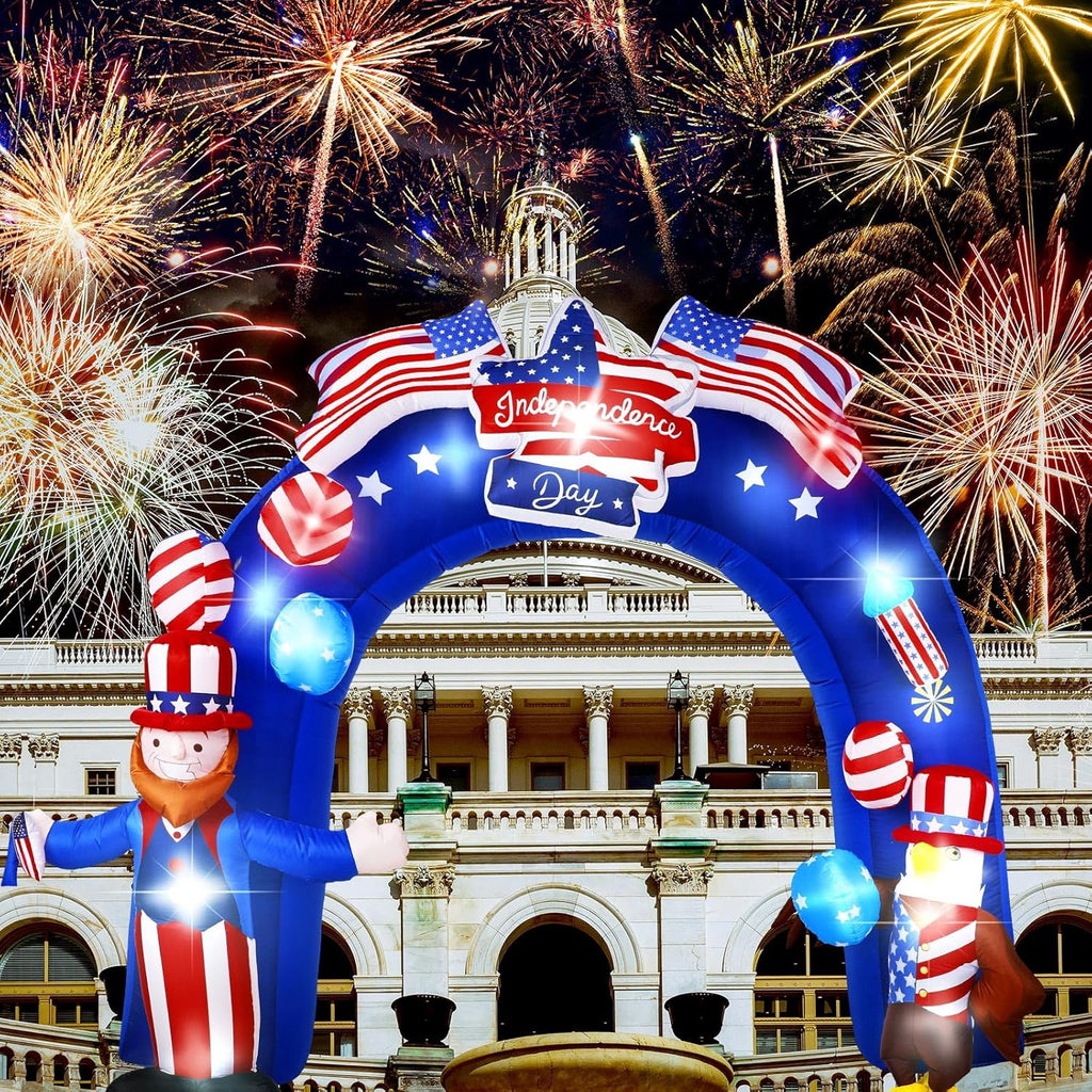 4th of July Inflatable Arch Outdoor Patriotic Party Decoration W239