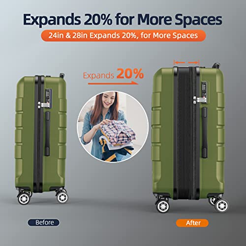 Expandable Luggage Set with TSA Lock A418040
