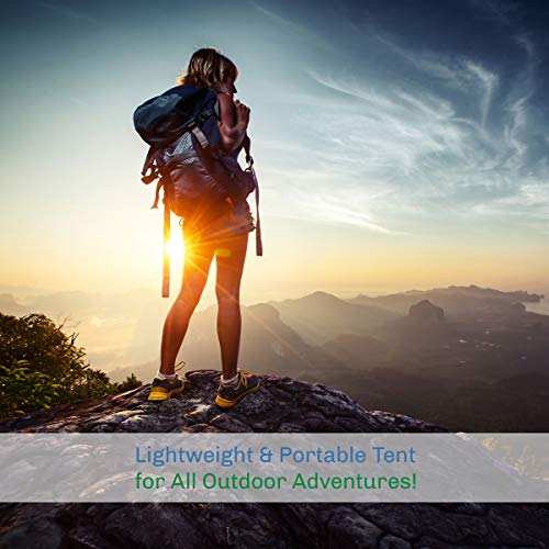 2 Person Camping Tent with Rain Fly and Carrying Bag X3958