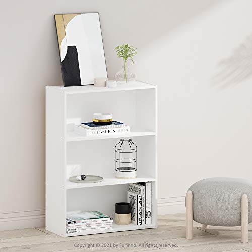 3-Tier Open Shelf Bookcase, Americano E787305