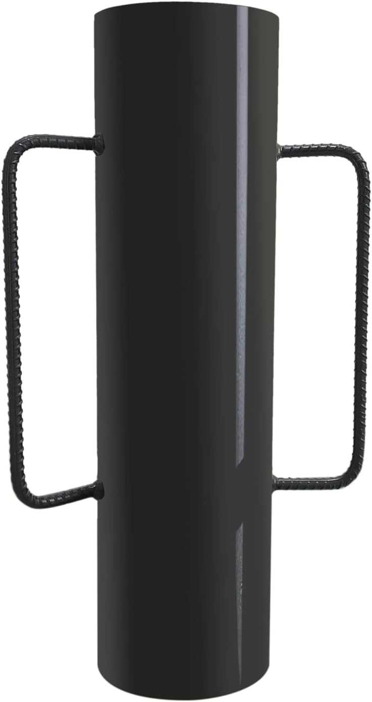 Heavy Duty Fence T Post Driver ，Post Hole Diggers with Handles for U Fence Post，Hand Post Pounder （Black）