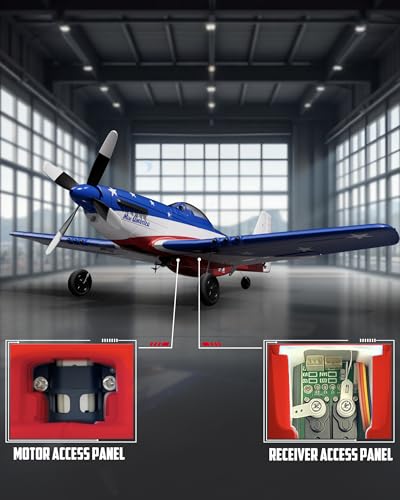 RC Plane 4 Channel Remote Control Fighter Airplane with 6-Axis Gyro, Easy to Fly for Beginners L2816