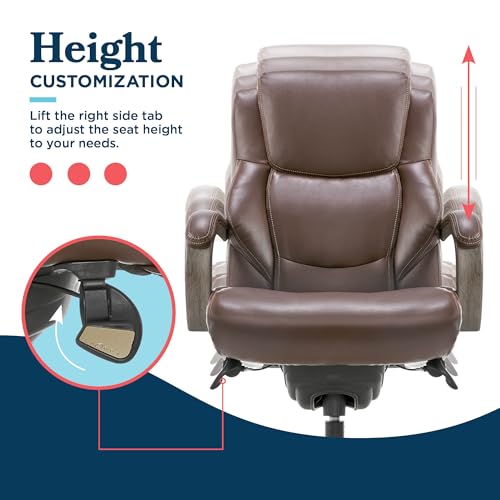 Executive Office Chair with Lumbar Support and Memory Foam Cushion T501837