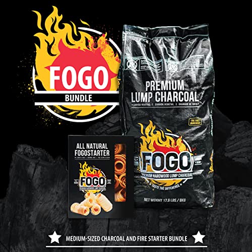 Oak Lump Charcoal for Grilling and Smoking, 17.6 lb Bag V54657
