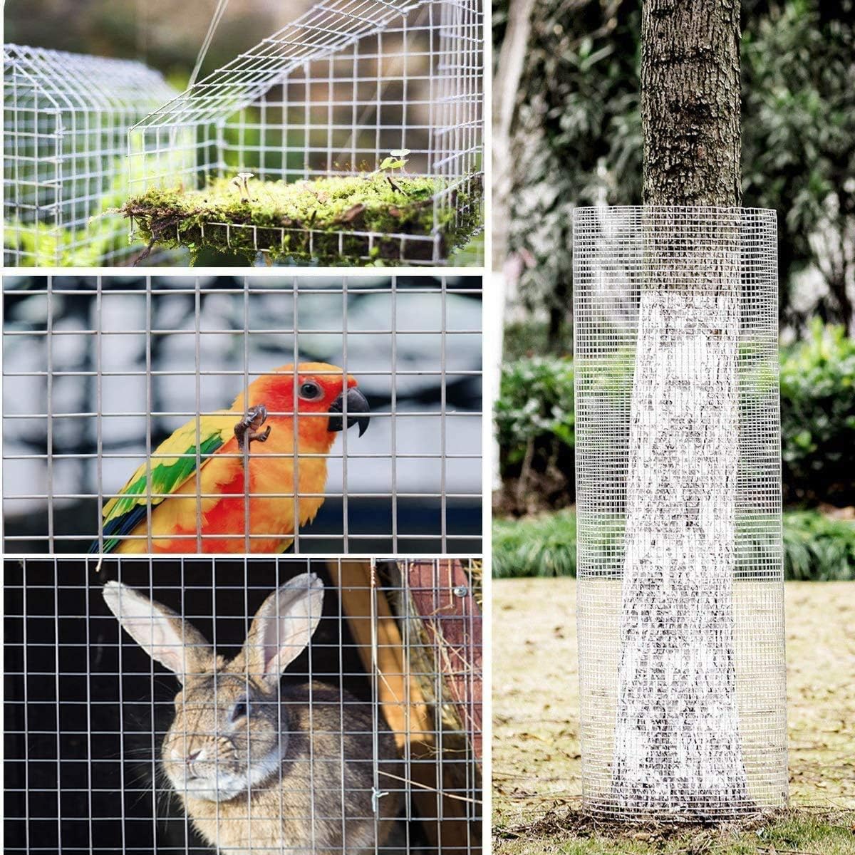 16 Gauge Hot-Dipped Galvanized Welded Wire Fence, 1 inch x 1 inch Mesh, 4 ft. x 100 ft. G128