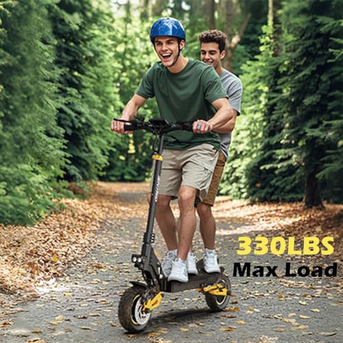 Electric Scooter for Adults with Seat, 10" Off Road Tires, 28-35MPH, Foldable S598796