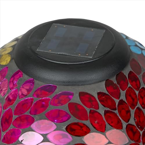 8" Glass Gazing Globe with Color Changing LED Lights H77402