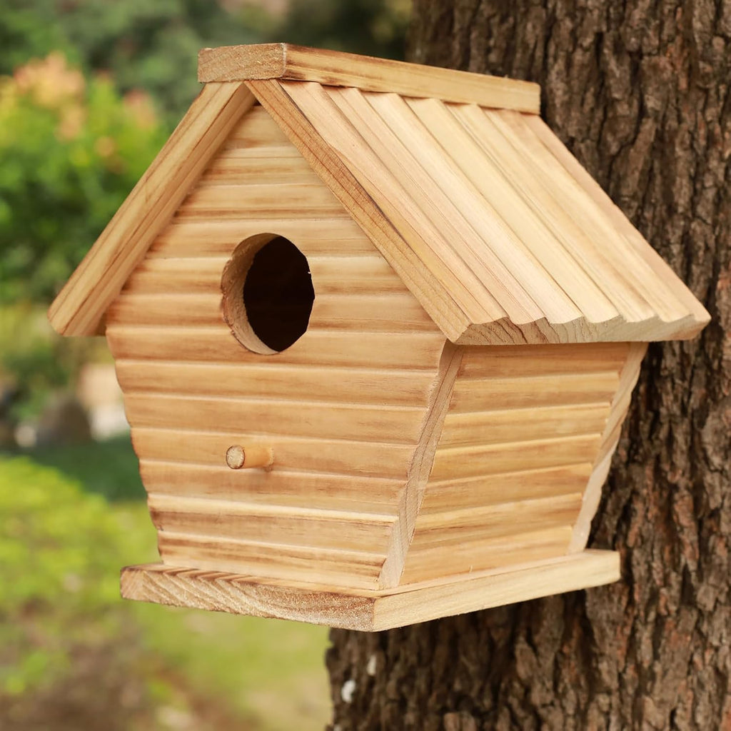 Bird House Outdoor Wooden Hanging for Bluebird Finch Cardinals H96834
