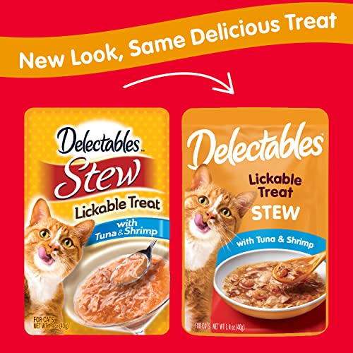 Lickable Wet Cat Treats for Adult & Senior Cats, Variety Pack, 30 Count C7744