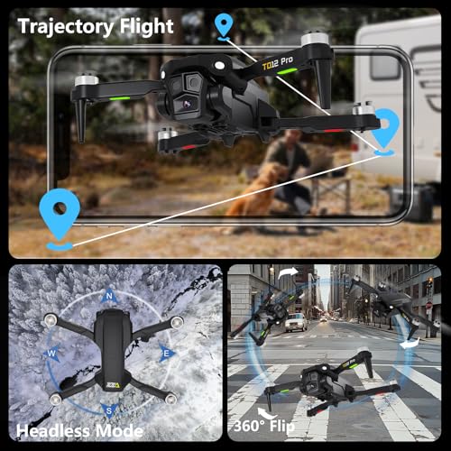 4K Camera Drone for Beginners with Foldable Design and Carrying Case D772794