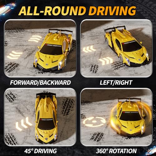 Transform RC Car with Gesture Sensing, Deformation Robot Toy for Kids U8510