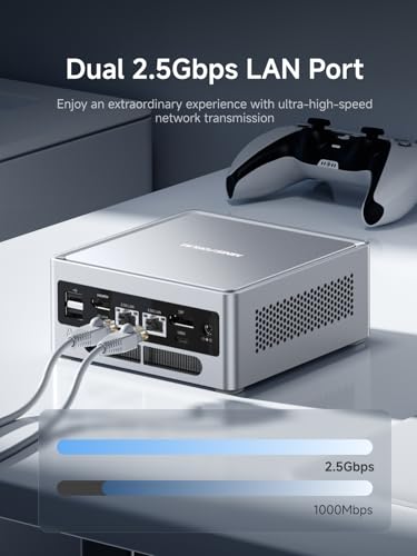 Mini PC with AMD Ryzen 7 8845HS, Radeon 780M Graphics, 1TB SSD, 32GB DDR5 Z7060
