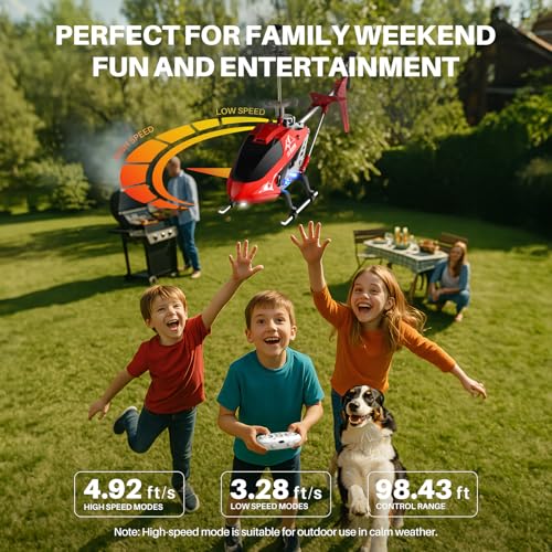 RC Helicopter with Altitude Hold, 3.5 Channel for Kids L2362