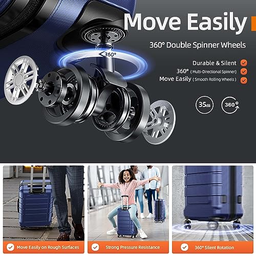 Expandable Luggage Set with TSA Lock A418040