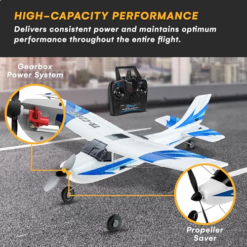 RC Plane Remote Control Airplane for Adults Kids 4 Channel Stunt Flying 20 Inch Wing Span S504403
