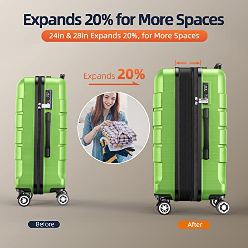 Expandable Luggage Set with TSA Lock A418040