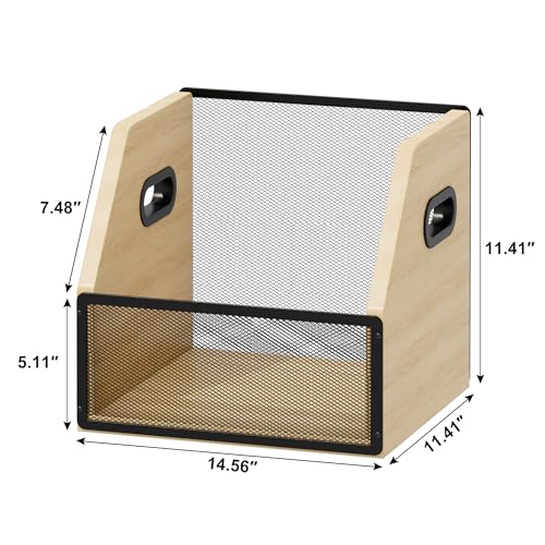 Vinyl Record Storage Box, Holds up to 60 Records V34365