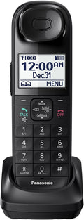 Panasonic Cordless Phone Handset Accessory Compatible with KX-TGL432 / KX-TGL433 Series Cordless Phone Systems - KX-TGLA40B (Black)