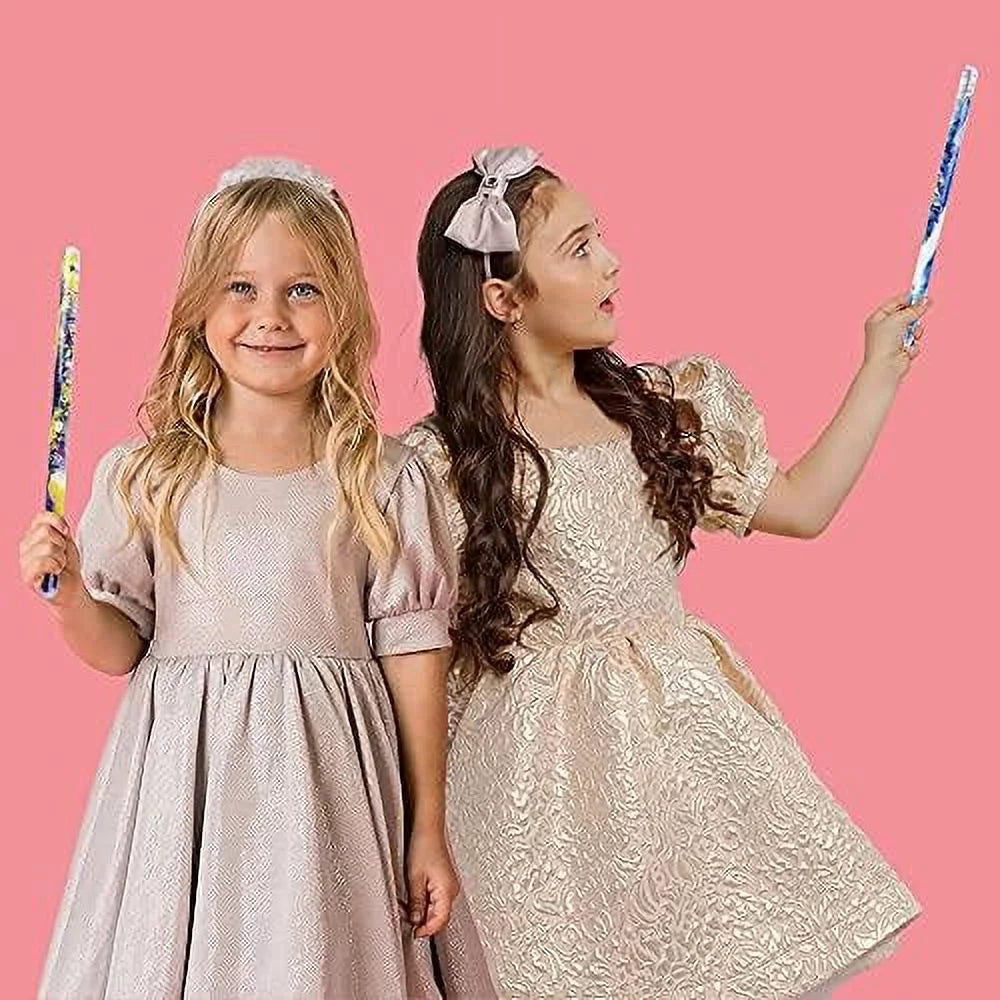 Glitter Wands for Kids, Set of 4, Sensory Fidget Toys T39086