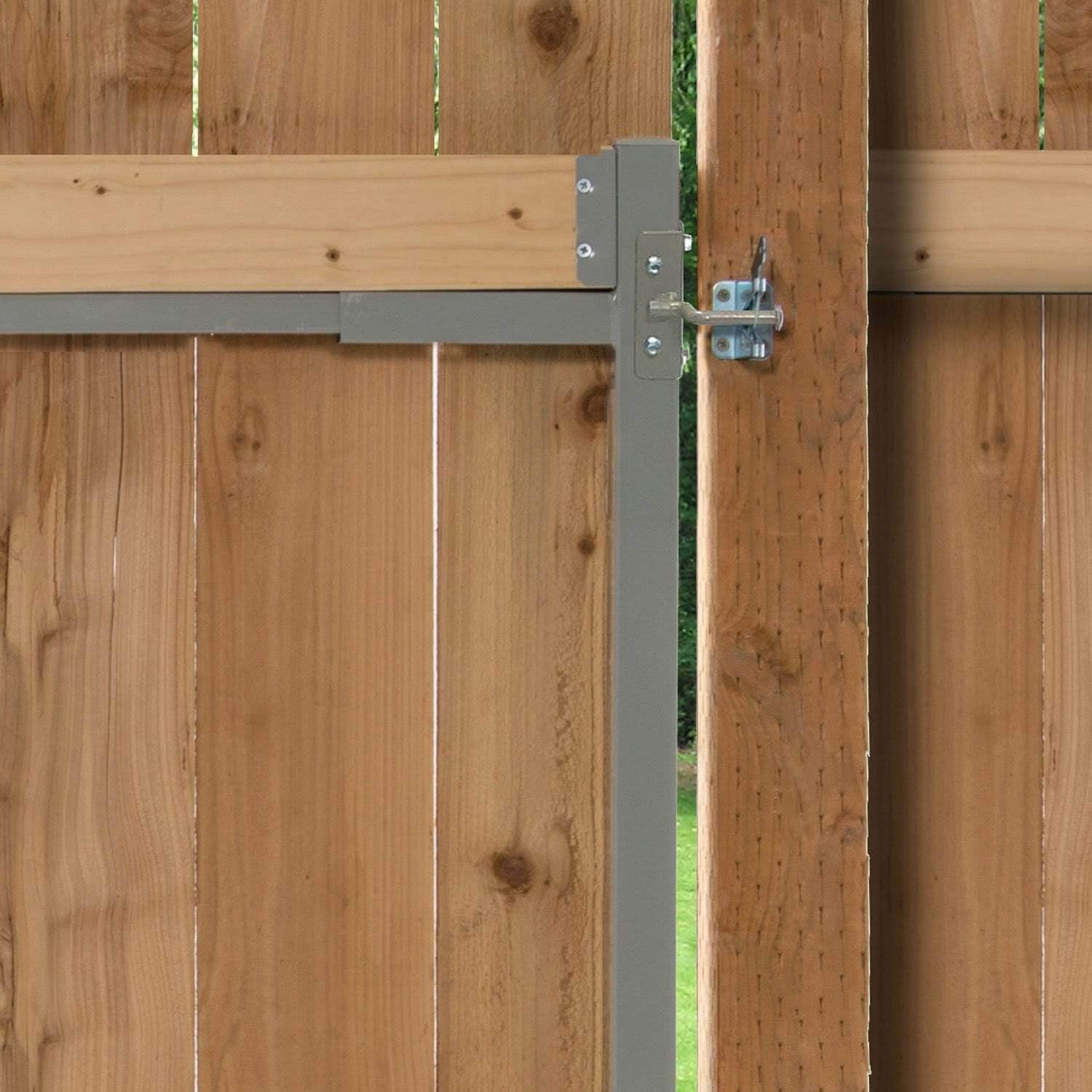 Steel Frame Gate Kit, 36-72 in Wide, 6 ft High N8767