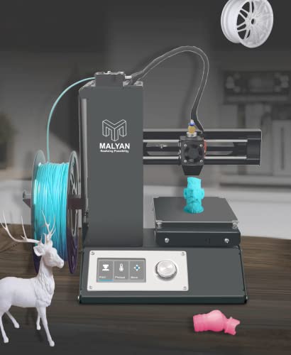 Mini 3D Printer for Kids and Beginners, Fully Assembled with PLA Filament and MicroSD Card C535669