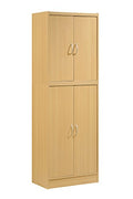 4 Door Kitchen Pantry with Four Shelves E56107