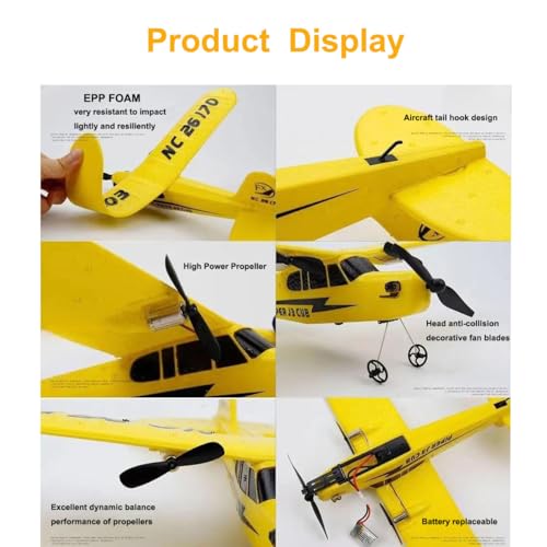 RC Airplane 2.4GHz Remote Control with Gyro for Beginners O624