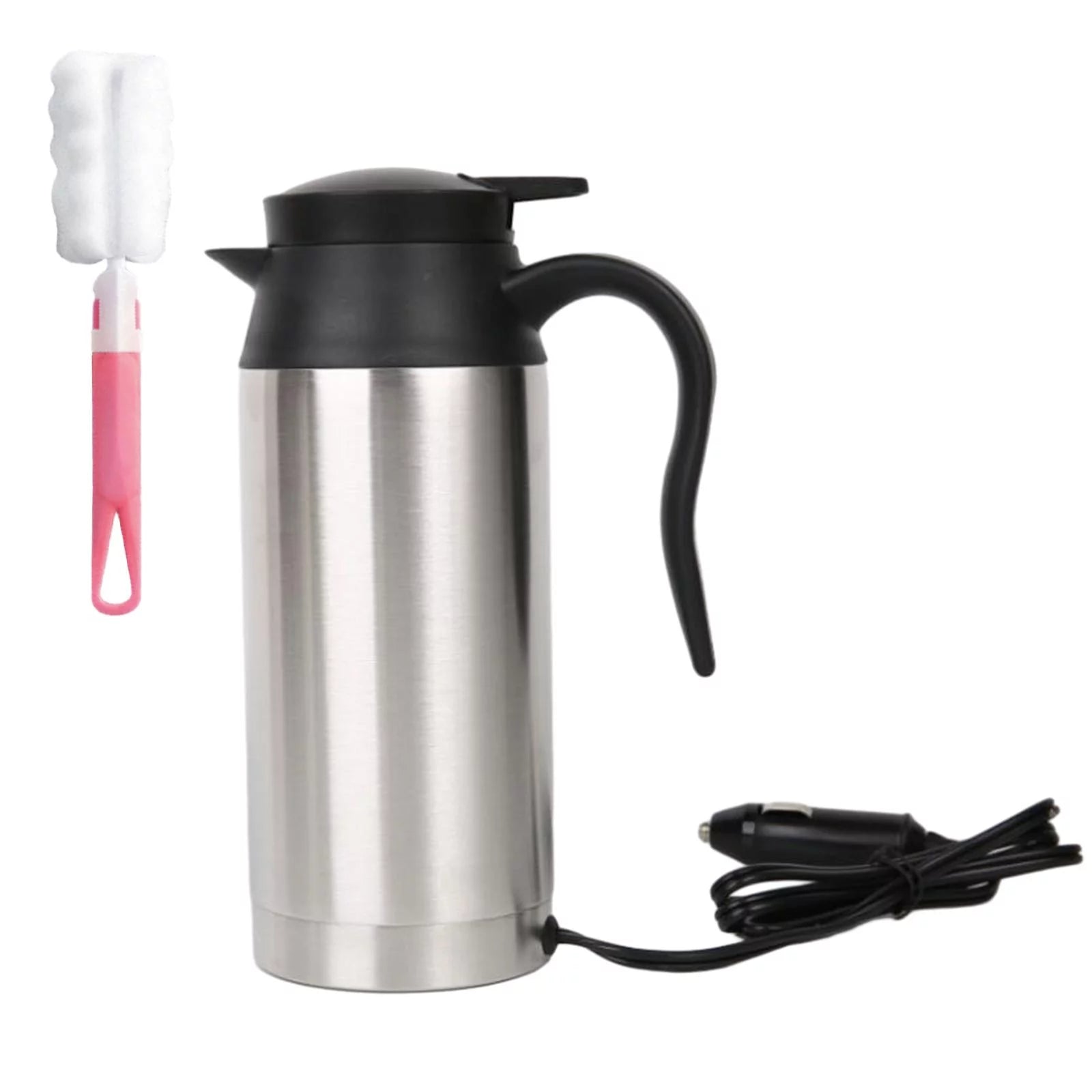 Car Kettle Stainless Steel Heated Mug for Travel Camping X3583
