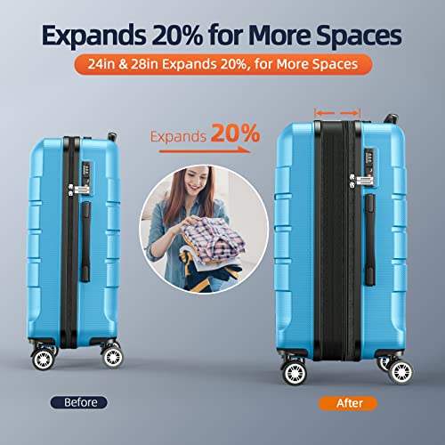 Expandable Luggage Set with TSA Lock A418040