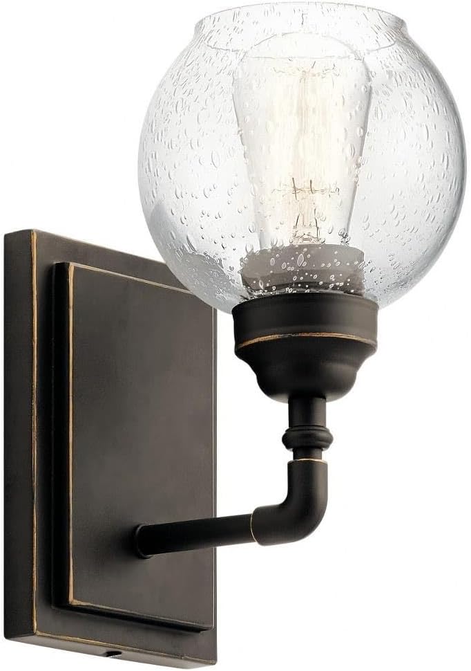Kichler 45590OZ One Light Wall Sconce,Old Bronze
