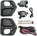 Front Fog Light Assembly Fit for Chevy Colorado 2023 2024 with Bezel Cover and Harness, Front Bumper LED Fog Light Driver & Passenger Side 42737706 42737708 GM2592334, Except for ZR2