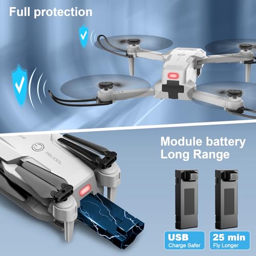 Foldable 1080P Camera Drone for Kids and Beginners T79651